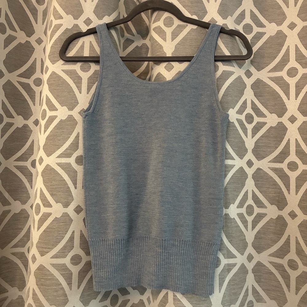 GAP Vintage Sweater Tank (Ice Blue) Size M - Picture 2 of 5
